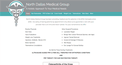 Desktop Screenshot of northdallasmedicalgroup.com