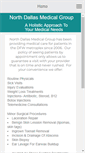 Mobile Screenshot of northdallasmedicalgroup.com
